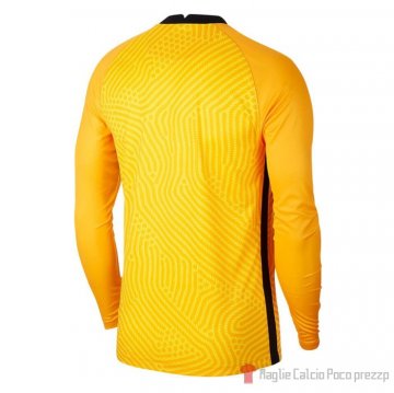 Maglia Inghilterra Portiere Manica Lunga 20-21 Giallo