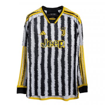 Maglia Juventus Home Maniche Lunghe 23-24 Maglia Juventus Home Maniche Lunghe 23-24