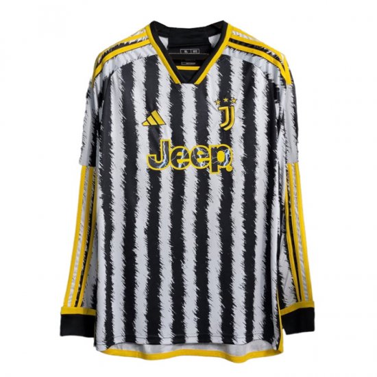 Maglia Juventus Home Maniche Lunghe 23-24 - Clicca l'immagine per chiudere