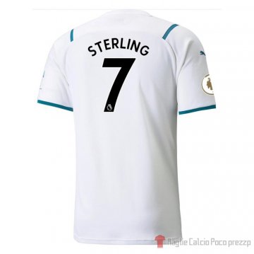 Maglia Manchester City Giocatore Sterling Away 21-22