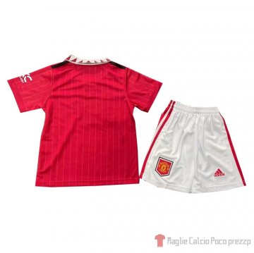 Maglia Manchester United Home Bambino 22-23