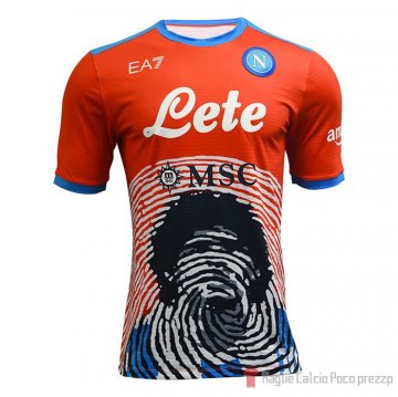 Maglia Napoli Maradona Special 21-22 Rojo Maglia Napoli Maradona Special 21-22 Rojo
