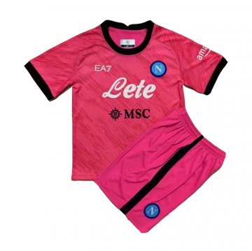 Maglia Napoli Portiere Bambino 22-23 Rosa