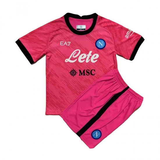 Maglia Napoli Portiere Bambino 22-23 Rosa - Clicca l'immagine per chiudere