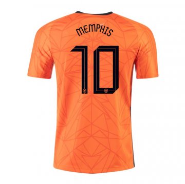 Maglia Paesi Bassi Giocatore Memphis Home 20-21 Maglia Paesi Bassi Giocatore Memphis Home 20-21