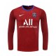 Maglia Paris Saint-germain Portiere Manica Lunga 20-21 Rosso