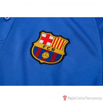 Maglia Polo Barcellona 2021-22 Blu