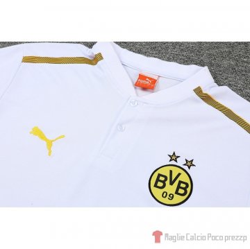 Maglia Polo Borussia Dortmund 22-23 Bianco