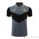 Maglia Polo Borussia Dortmund 22-23 Grigio E Nero