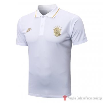 Maglia Polo Brasile 22-23 Bianco