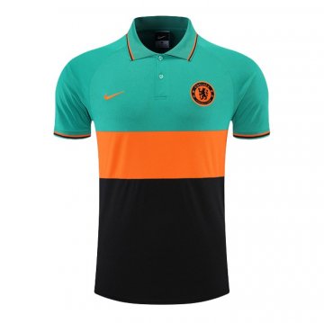 Maglia Polo Chelsea 22-23 Verde E Arancione