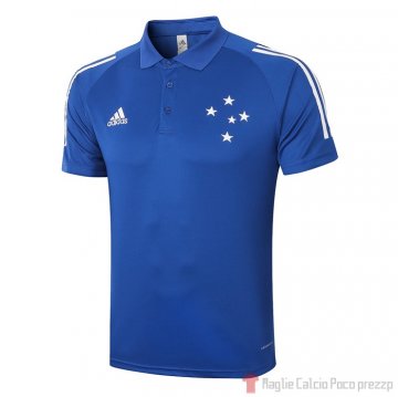 Maglia Polo Cruzeiro 2020/2021 Blu Maglia Polo Cruzeiro 2020/2021 Blu