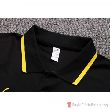 Maglia Polo Del Borussia Dortmund 22-23 Negro Y Amarillo