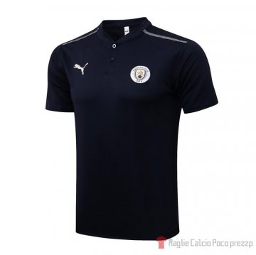 Maglia Polo Del Manchester City 2021-2022 Azul Maglia Polo Del Manchester City 2021-2022 Azul
