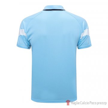 Maglia Polo Del Manchester City 2022-23 Azul