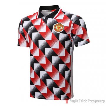 Maglia Polo Del Manchester United 2022-23 Negro Y Rojo Maglia Polo Del Manchester United 2022-23 Negro Y Rojo