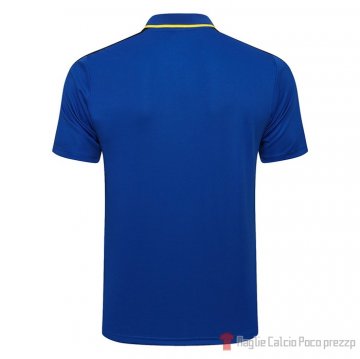 Maglia Polo Manchester United 21-22 Azul