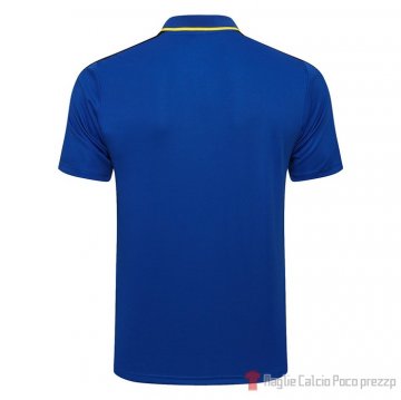 Maglia Polo Manchester United 21-22 Azul