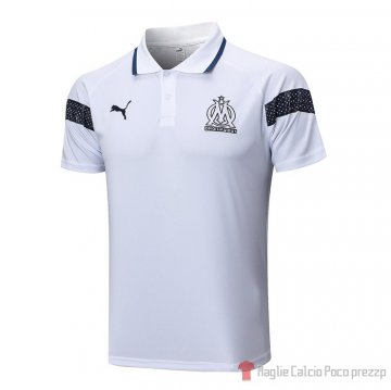 Maglia Polo Del Olympique Marsella 2022-23 Blanco Maglia Polo Del Olympique Marsella 2022-23 Blanco