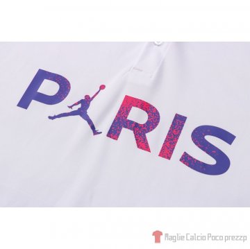 Polo Paris Saint-germain Jordan 21-22 Blanco