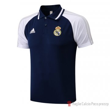 Maglia Polo Real Madrid 22-23 Azul Maglia Polo Real Madrid 22-23 Azul