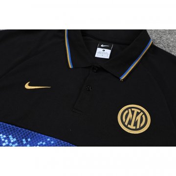 Maglia Polo Inter 22-23 Nero E Blu