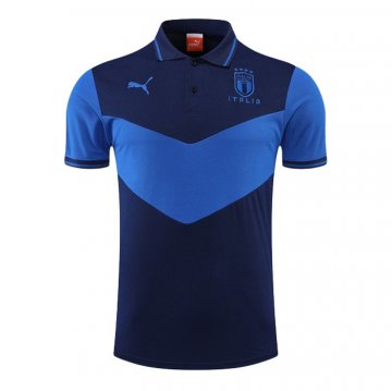 Maglia Polo Italia 2022-23 Blu