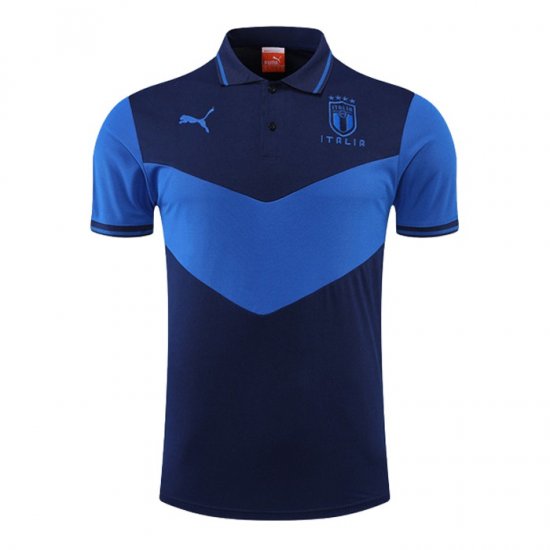 Maglia Polo Italia 2022-23 Blu - Clicca l'immagine per chiudere