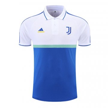 Maglia Polo Juventus 22-23 Bianco E Blu Maglia Polo Juventus 22-23 Bianco E Blu