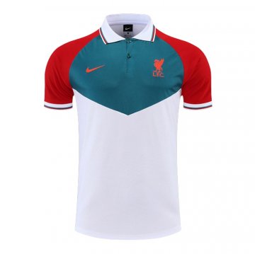 Maglia Polo Liverpool 22-23 Verde Bianco Rosso Maglia Polo Liverpool 22-23 Verde Bianco Rosso