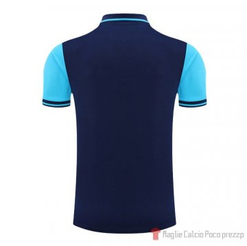 Maglia Polo Marsiglia 2022-23 Blu Marino