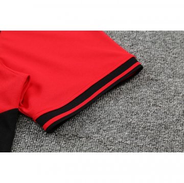 Maglia Polo Milan 22-23 Nero E Rosso