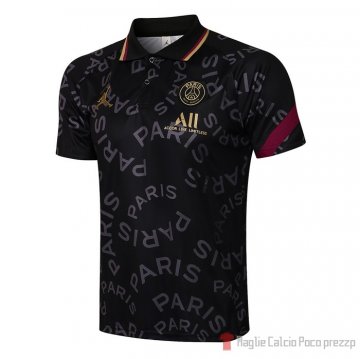Maglia Polo Paris Saint-germain 21-22 Nero Maglia Polo Paris Saint-germain 21-22 Nero