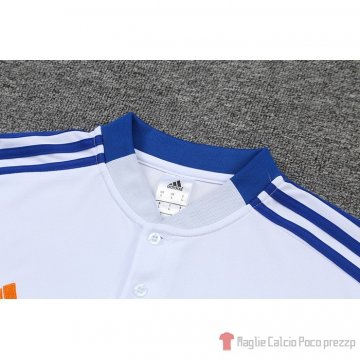 Maglia Polo Real Madrid 22-23 Bianco E Blu