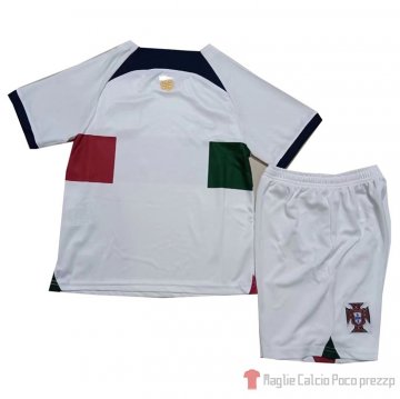 Maglia Portogallo Away Bambino 2022