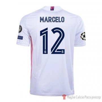 Maglia Real Madrid Giocatore Marcelo Home 20-21 Maglia Real Madrid Giocatore Marcelo Home 20-21