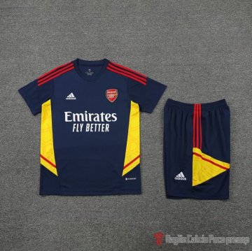 Tuta Da Track Arsenal Manica Corta 2022-2023 Blu - Pantalon Corto