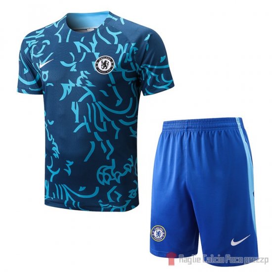 Tuta Da Track Chelsea Manica Corta 2022-23 Blu - Pantalon Corto - Clicca l'immagine per chiudere