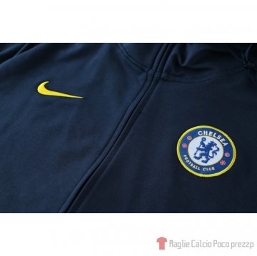 Tuta Da Track Felpa Chelsea 2021-22 Blu