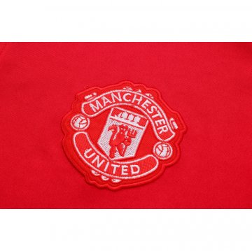 Tuta Da Track Felpa Manchester United Bambino 22-23 Rosso