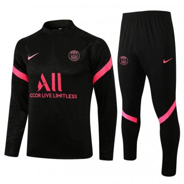 Tuta Da Track Felpa Paris Saint-germain Bambino 21-22 Nero Tuta Da Track Felpa Paris Saint-germain Bambino 21-22 Nero