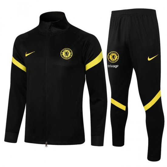 Tuta Da Track Giacca Chelsea 2021-22 Nero - Clicca l'immagine per chiudere