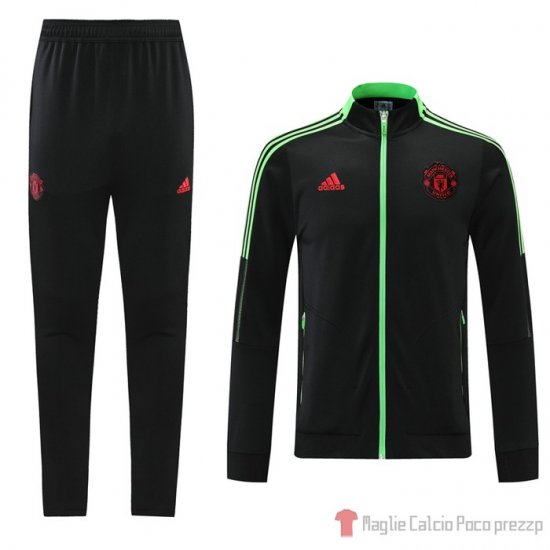 Tuta Da Track Giacca Manchester United 21-22 Nero - Clicca l'immagine per chiudere