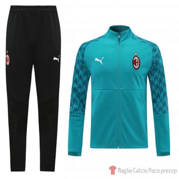 Tuta Da Track Giacca Milan 2020-21 Blu Tuta Da Track Giacca Milan 2020-21 Blu