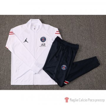 Tuta Da Track Giacca Paris Saint-germain Bambino 21-22 Bianco