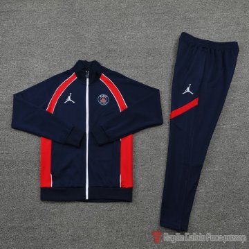 Tuta Da Track Giacca Paris Saint-germain Jordan 21-22 Blu