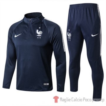 Tuta da Track Francia Bambino 2018 Blu Tuta da Track Francia Bambino 2018 Blu