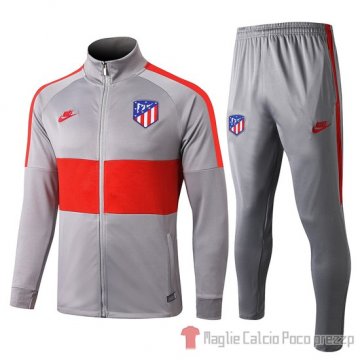 Tuta da Track Atletico Madrid 2019/2020 Rosso e Grigio Tuta da Track Atletico Madrid 2019/2020 Rosso e Grigio