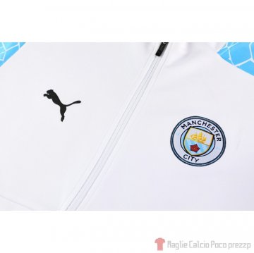 Tuta da Track Giacca Manchester City 2020/2021 Bianco