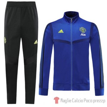 Tuta da Track Manchester United Bambino 2019/2020 Blu Tuta da Track Manchester United Bambino 2019/2020 Blu